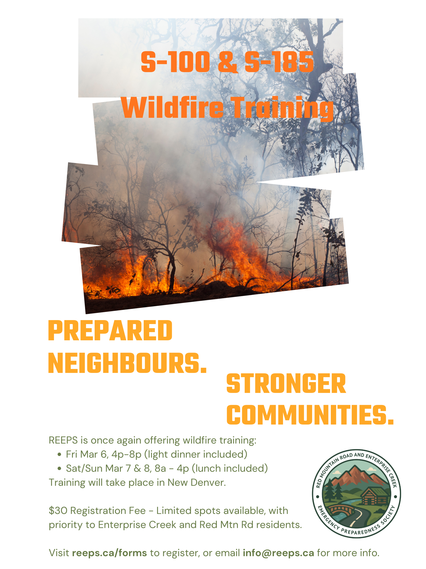 Wildfire Training Poster 2026